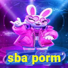 sba porm